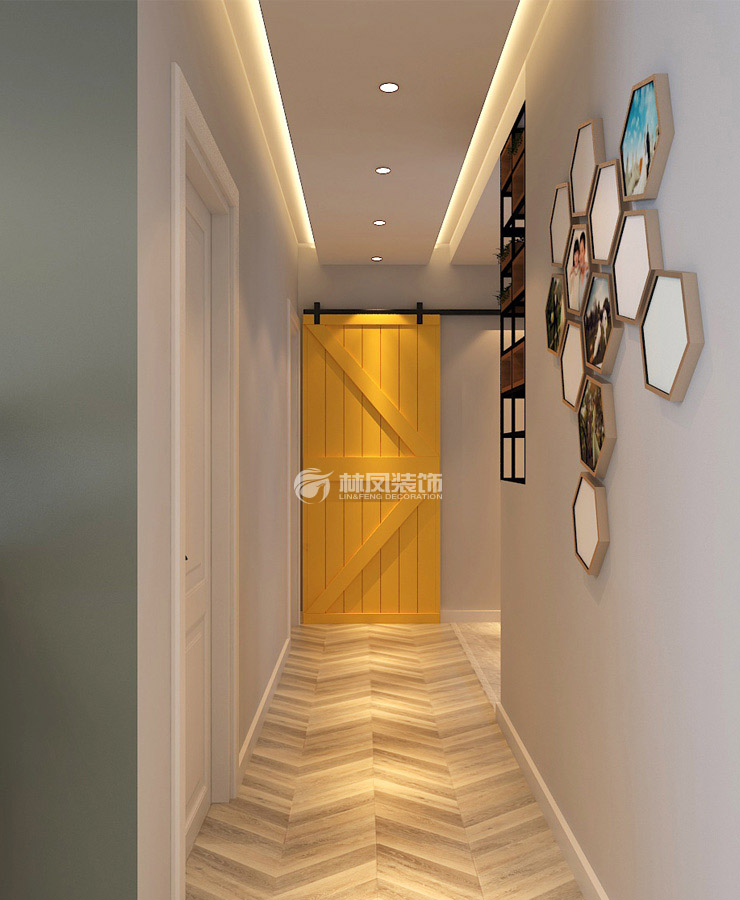 北歐風格谷倉門設計裝修效果圖