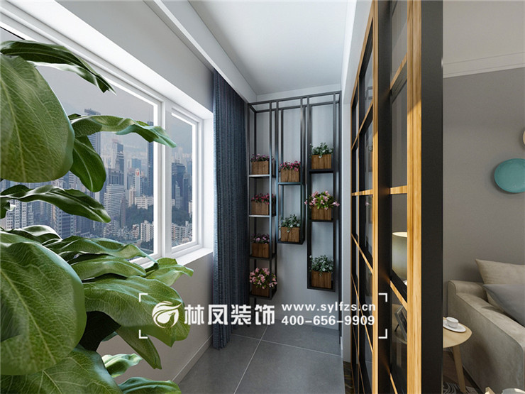 陽臺(tái)推拉門設(shè)計(jì)裝修效果圖