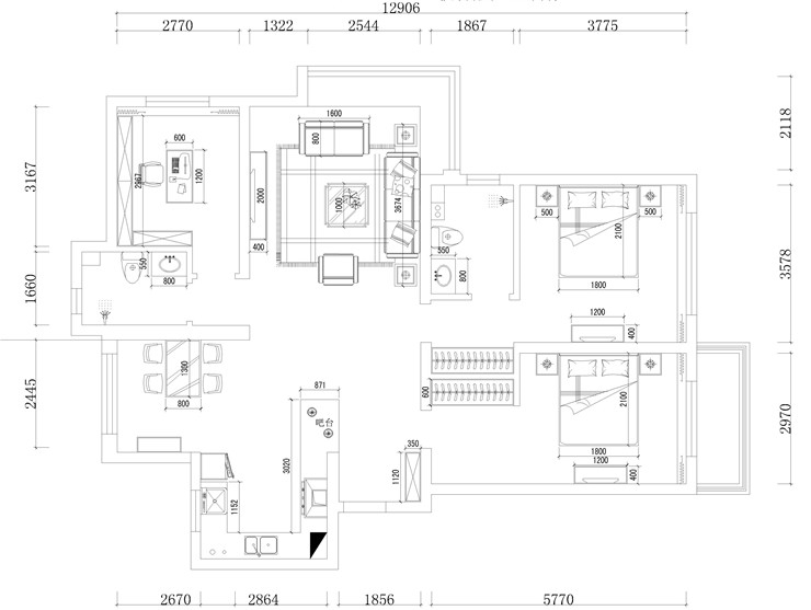 碧桂園公園里-120平-現(xiàn)代風格-平面圖.jpg